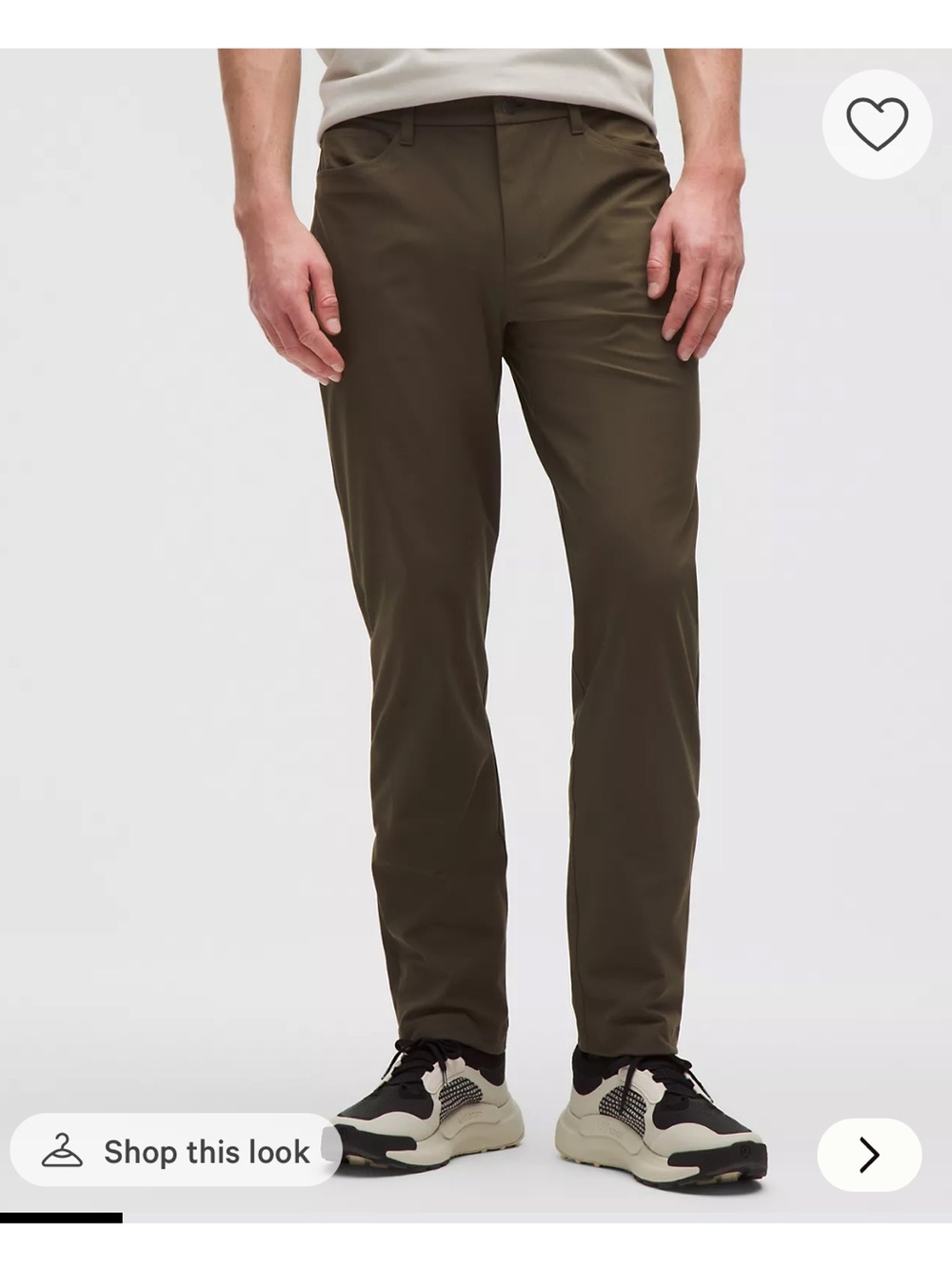 Lululemon ABC Utilitech Dark Green 34/29